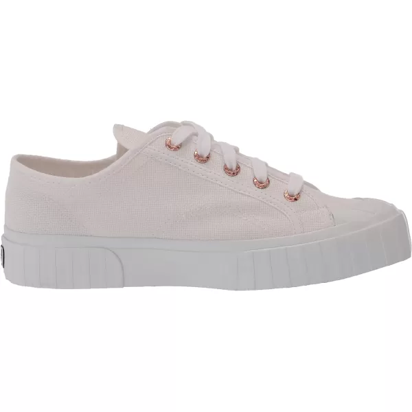 Superga Womens 2630Cotu Canvas SneakerWhiteRose