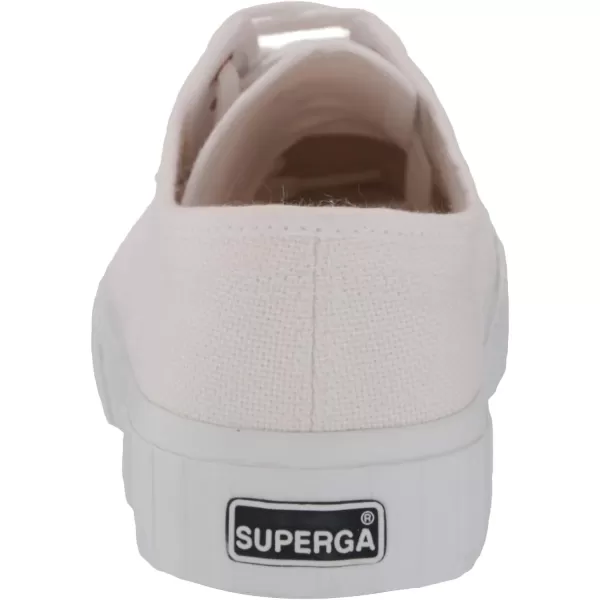 Superga Womens 2630Cotu Canvas SneakerWhiteRose