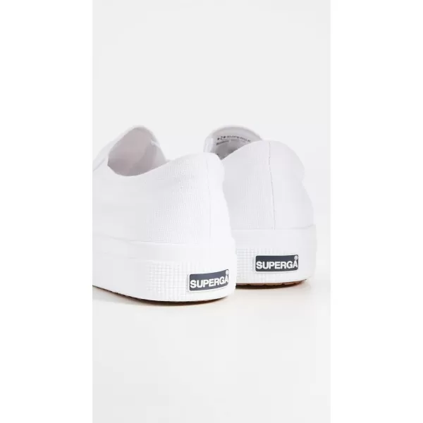 Superga Womens 2740 Platform SlipOn SneakersWhite