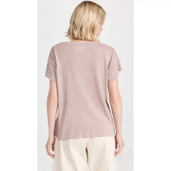 THE GREAT Womens The Boxy Crew TeeSoft Lilac