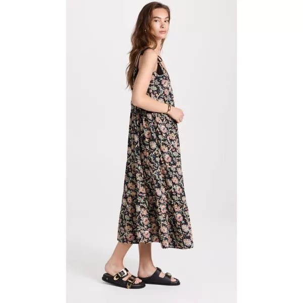 THE GREAT Womens The Breeze DressBlack Paisley Floral