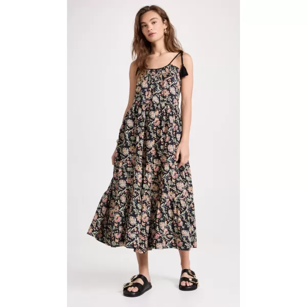 THE GREAT Womens The Breeze DressBlack Paisley Floral