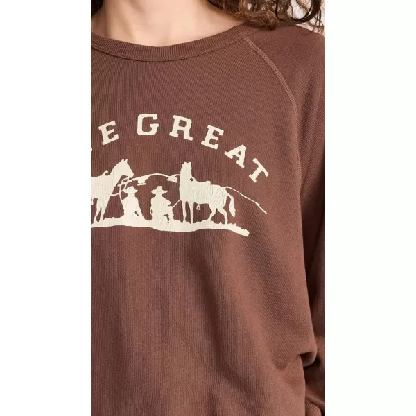 THE GREAT Womens The College SweatshirtTHE GREAT Womens The College Sweatshirt