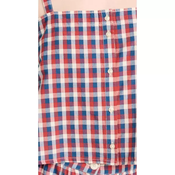 THE GREAT Womens The County Line CamiPicnic Plaid