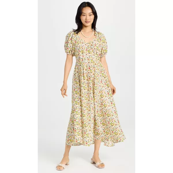 THE GREAT Womens The Hyacinth DressFloating Petals Floral