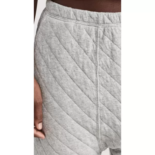 THE GREAT Womens The Quilted Pajama PantsHeather Grey