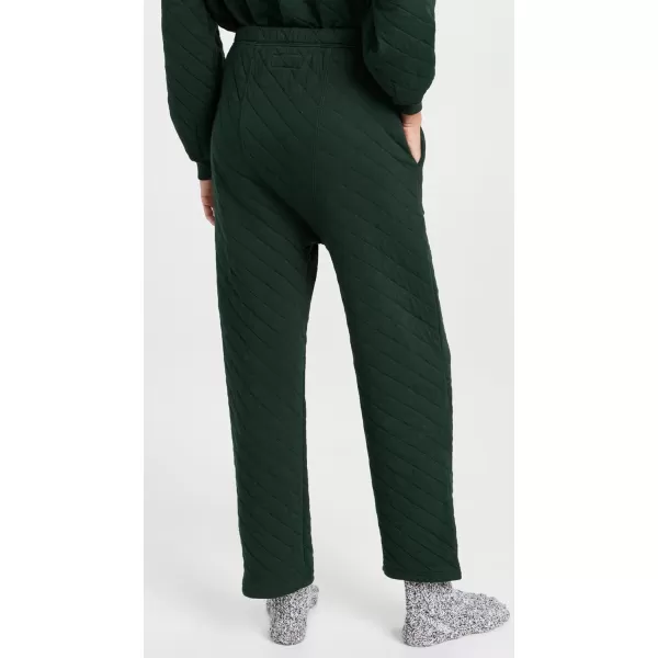 THE GREAT Womens The Quilted Pajama PantsPine