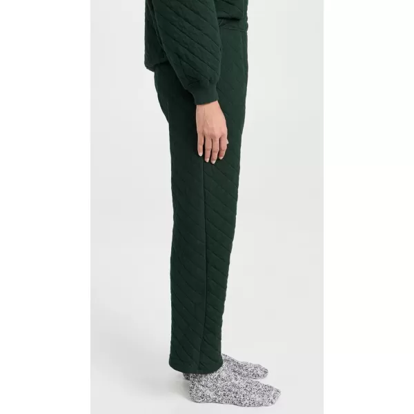 THE GREAT Womens The Quilted Pajama PantsPine