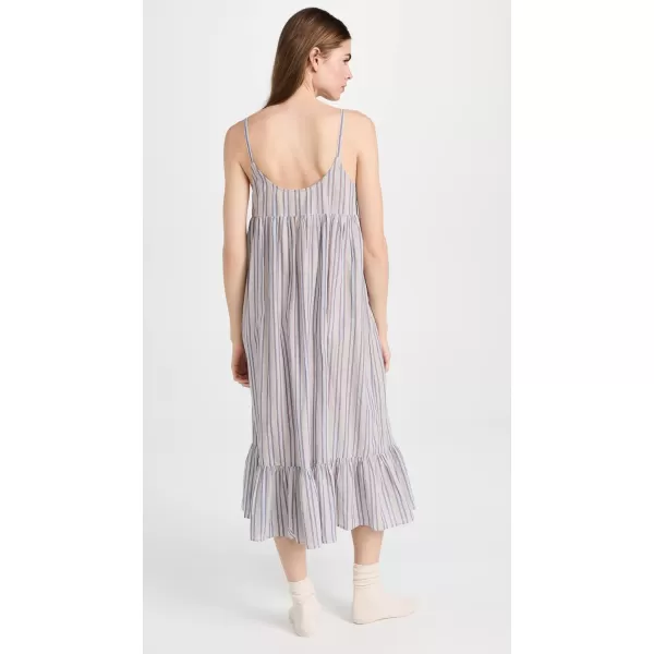 THE GREAT Womens The Tank Sleep DressMaritime Stripe