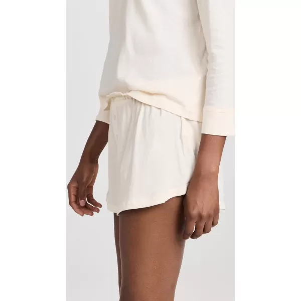 THE GREAT Womens The Tap ShortsWashed White