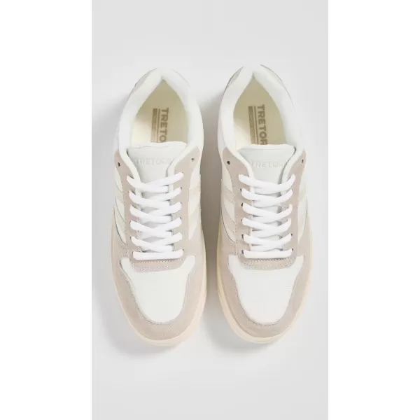 TRETORN Womens Harlow SneakersWhiteTaupe