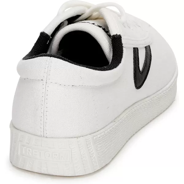 TRETORN Womens Nylite Plus Canvas SneakersWhiteBlack