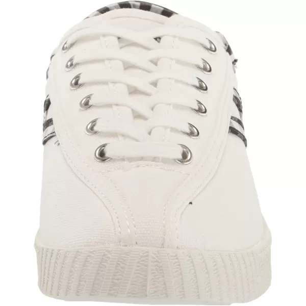 TRETORN Womens Nylite Plus Canvas SneakersWhiteBlackWhite Gingham