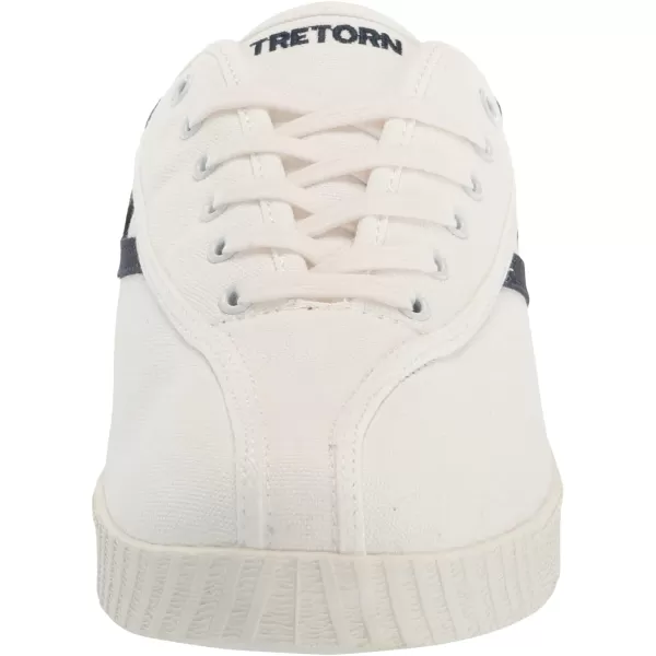 TRETORN Womens Nylite Plus Canvas SneakersWhiteNavy