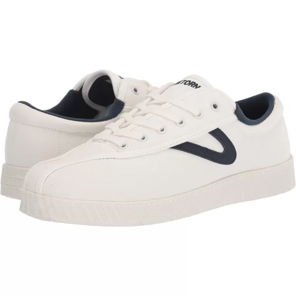 TRETORN Womens Nylite Plus Canvas SneakersWhiteNavy