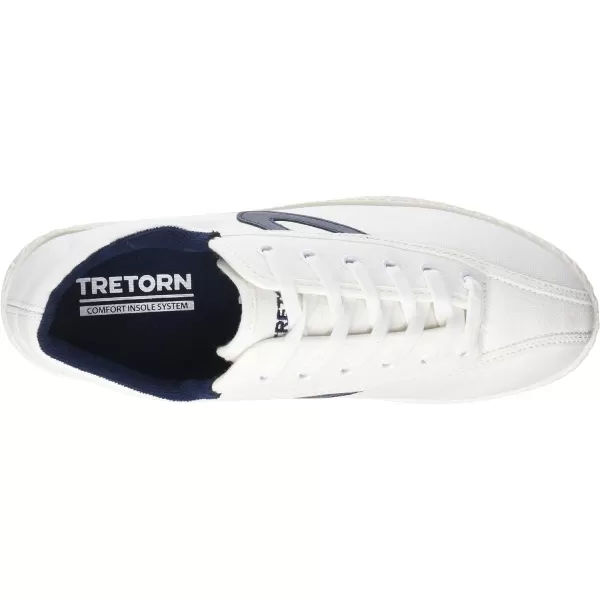 TRETORN Womens Nylite Plus Canvas SneakersWhiteNavy