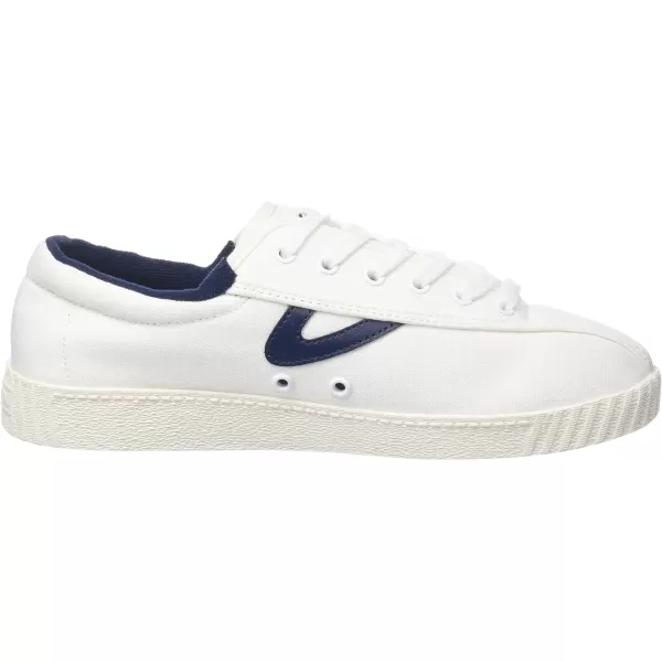 TRETORN Womens Nylite Plus Canvas SneakersWhiteNavy