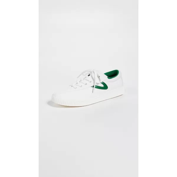 TRETORN Womens Nylite Plus Canvas SneakersWhiteWhiteGreen