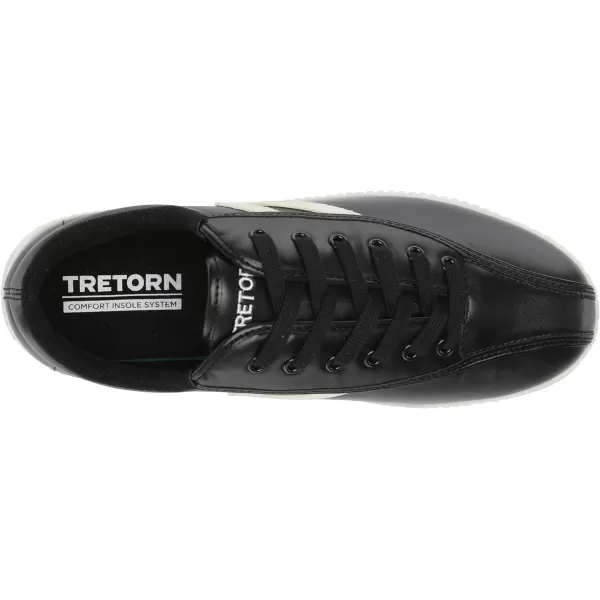 TRETORN Womens Nylite Plus SneakersBlackWhite