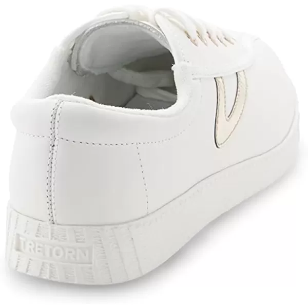 TRETORN Womens Nylite Plus SneakersWhiteLightGold