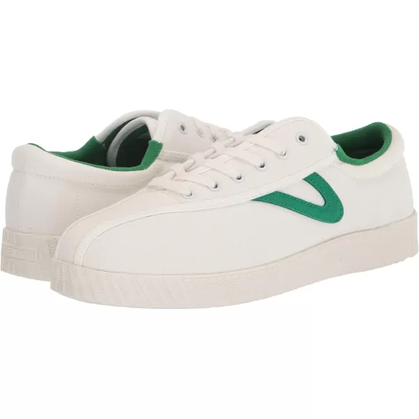 TRETORN Womens Nylite Plus SneakersWhiteWhiteGreen