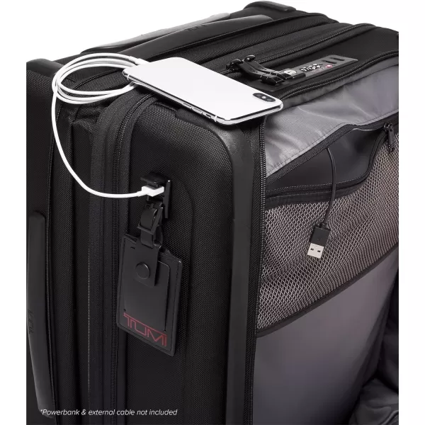 TUMI  Alpha Continental Dual Access 4Wheeled CarryOn Luggage  Rolling Suitcase for Men and Women  Luggage CarryOn with 4 Spinner Wheels  Rolling Luggage with Security ZippersBlack