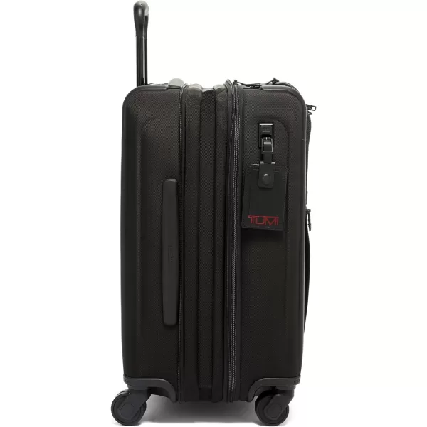 TUMI  Alpha Continental Dual Access 4Wheeled CarryOn Luggage  Rolling Suitcase for Men and Women  Luggage CarryOn with 4 Spinner Wheels  Rolling Luggage with Security ZippersBlack