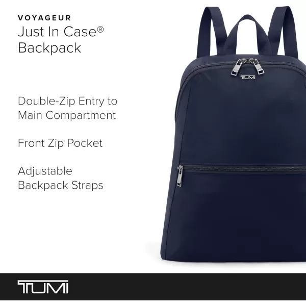 TUMI Just In Case Backpack  Small Travel Bag for Women amp Men  Carry Travel Accessories  Traveling Backpack amp Work Backpack  BlackGoldIndigo