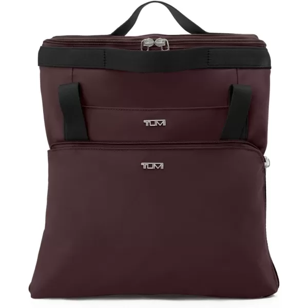 TUMI Just In Case Duffel  Small Duffel Bag for Women amp Men  Easily Carry Travel Accessories  Travel Duffel Bag for Commuters amp Adventurers  Weekender Bag for Travel  BlackGoldDeep Plum