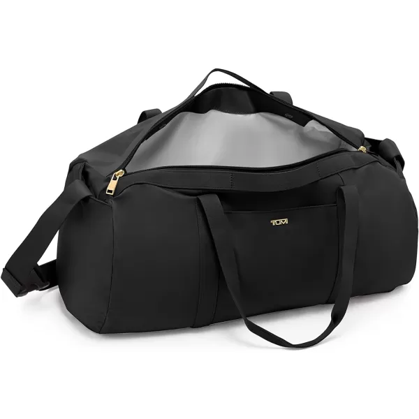 TUMI Just In Case Duffel  Small Duffel Bag for Women amp Men  Easily Carry Travel Accessories  Travel Duffel Bag for Commuters amp Adventurers  Weekender Bag for Travel  BlackGoldBlackGold