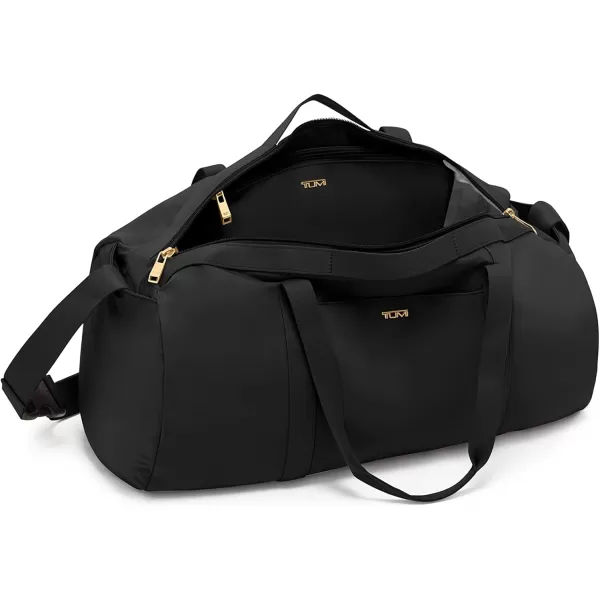 TUMI Just In Case Duffel  Small Duffel Bag for Women amp Men  Easily Carry Travel Accessories  Travel Duffel Bag for Commuters amp Adventurers  Weekender Bag for Travel  BlackGoldBlackGold