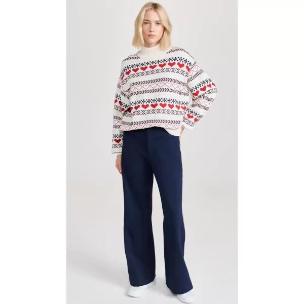 The Upside Womens St Moritz Clementine Knit CrewNovelty