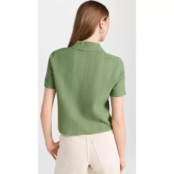 Theory Womens Cropped PoloLeaf