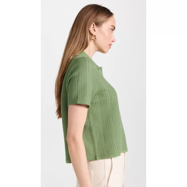 Theory Womens Cropped PoloLeaf