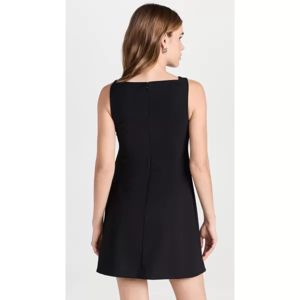 Theory Womens High Square Neck Mini DressBlack