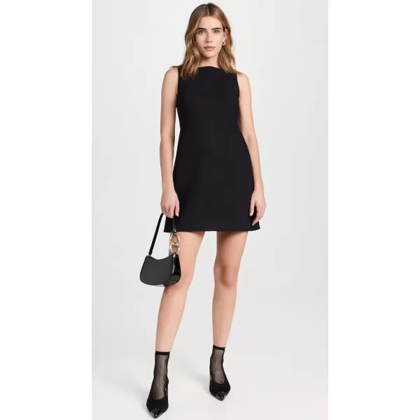 Theory Womens High Square Neck Mini DressBlack