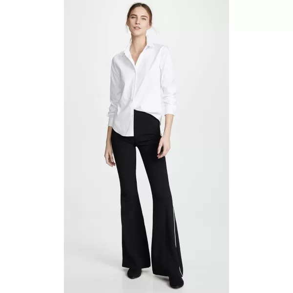 Theory Womens Luxe Tenia Button Down BlouseWhite