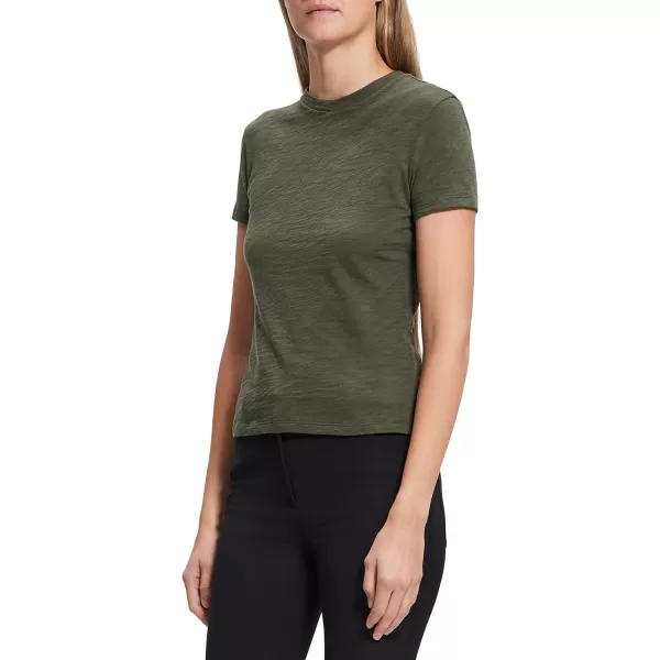 Theory Womens Tiny Tee 2Dark Olive