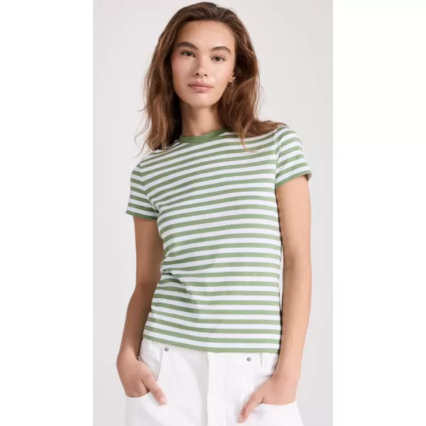 Theory Womens Tiny Tee 2Leaf Multi