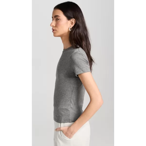 Theory Womens Tiny TeeMelange Grey