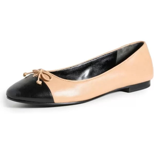 Tory Burch Womens Bow Ballet FlatsGinger ShortbreadBlack