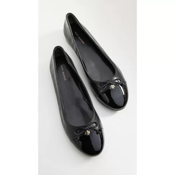 Tory Burch Womens Bow Ballet FlatsPerfect Black