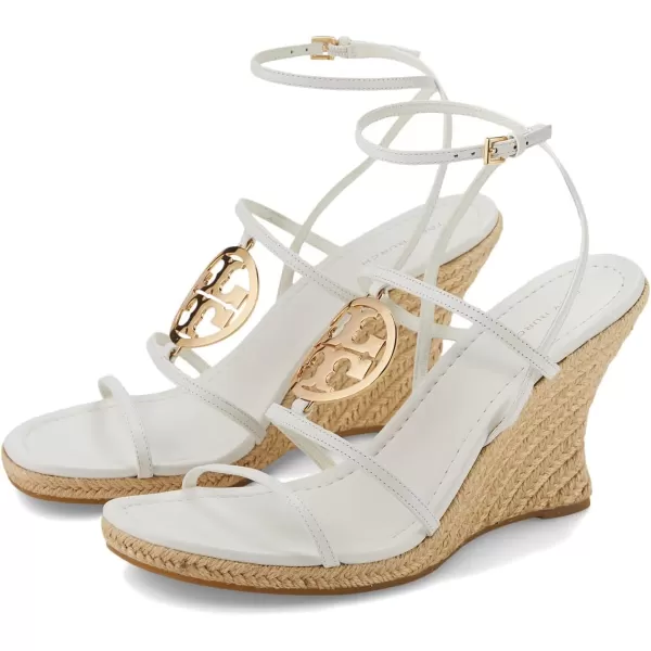 Tory Burch Womens Capri Miller Espadrille Wedges 85mmBlancGold