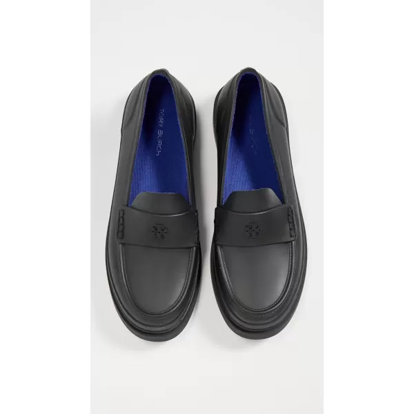 Tory Burch Womens Classic Rain LoafersPerfect Black