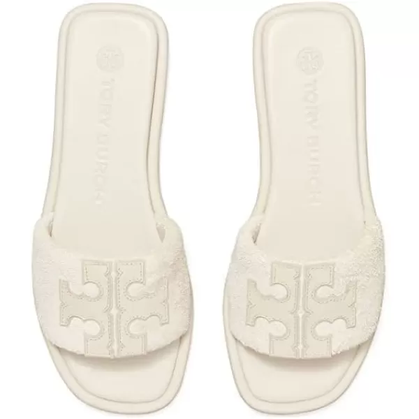 Tory Burch Womens Double T Sport SlidesWhite  New Ivory