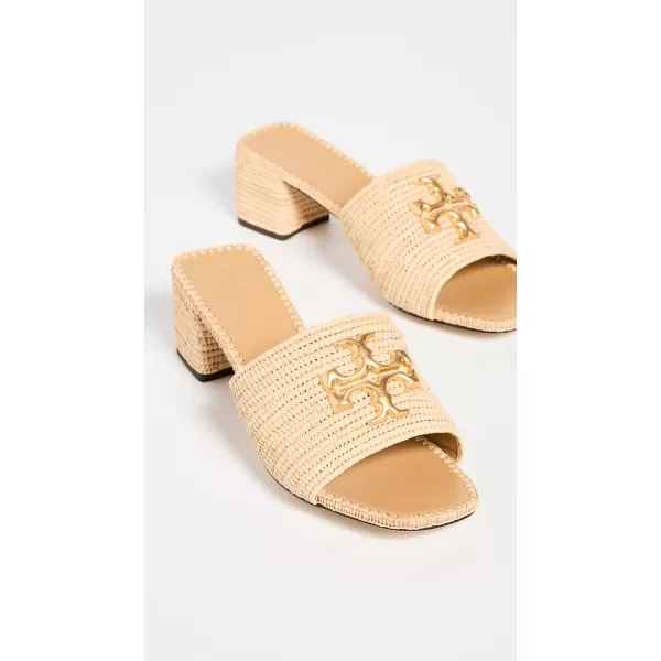 Tory Burch Womens Eleanor Raffia Mules 55mmNatural