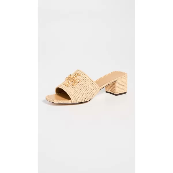 Tory Burch Womens Eleanor Raffia Mules 55mmNatural