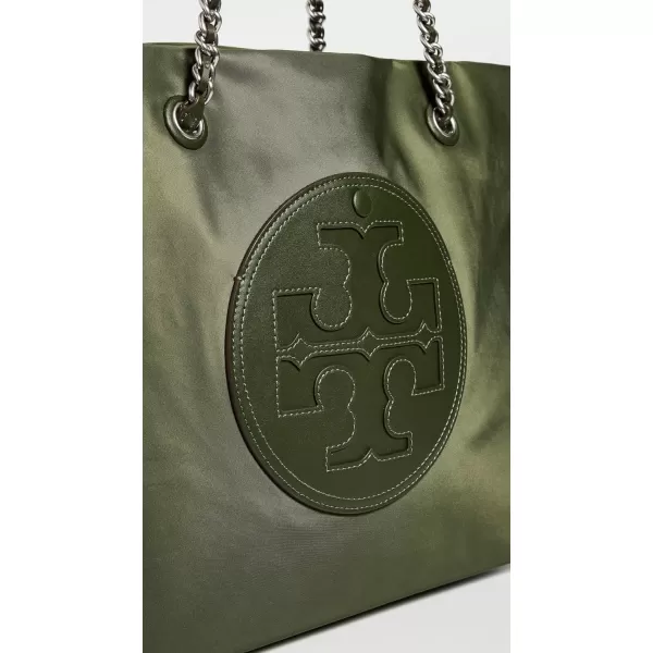 Tory Burch Womens Ella Chain ToteOlive Green