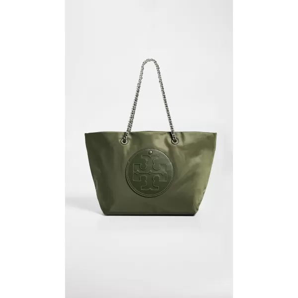 Tory Burch Womens Ella Chain ToteOlive Green