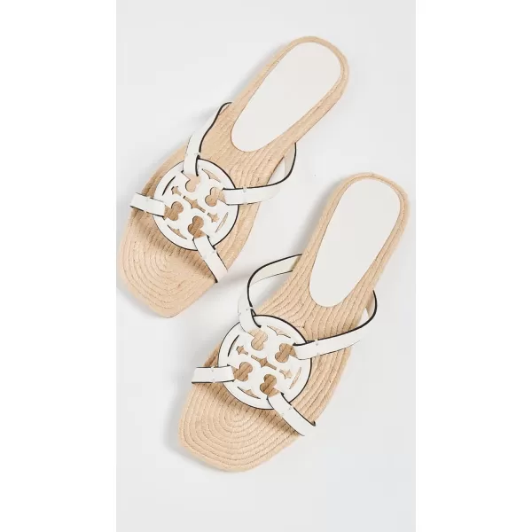 Tory Burch Womens Geo Bombe Miller Espadrille SlidesNew Ivory